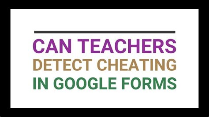Can Google classroom detect cheating?