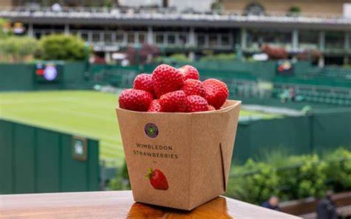 Can you buy strawberries at Wimbledon?
