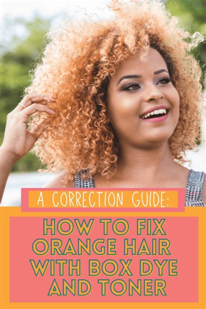 Can you fix orange hair with box dye?