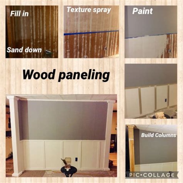 Can you texture paint over paneling?