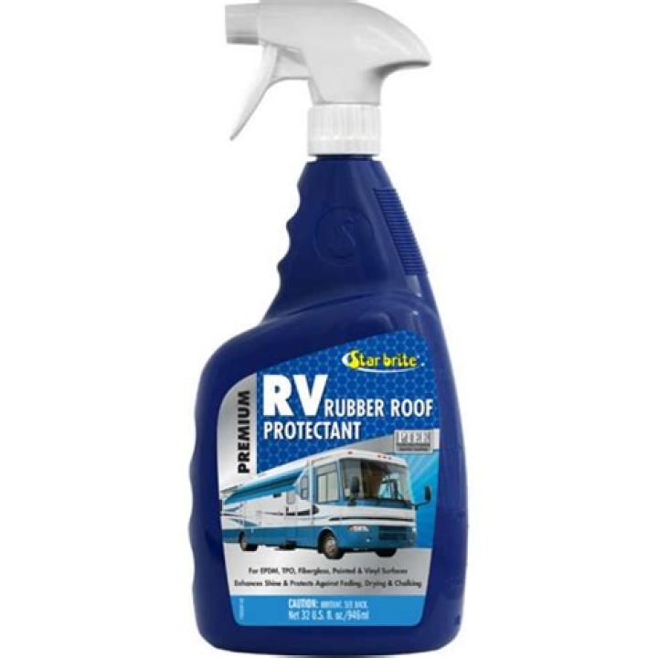 Can you use bleach on RV rubber roof?