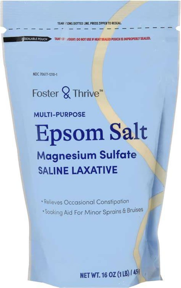 Can you use scented Epsom salt for a laxative?