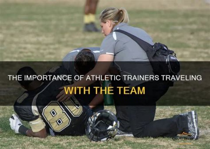 Do athletic trainers travel with the team?