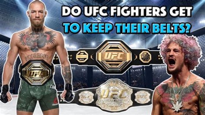 Do boxers get to keep their belts?
