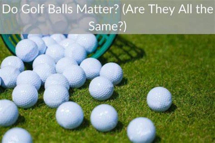 Do golf balls matter?