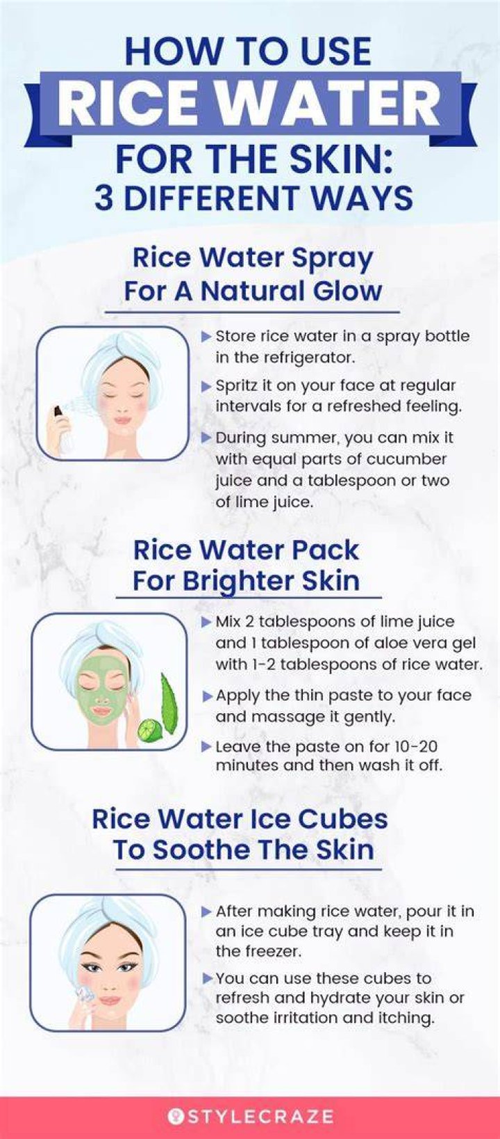 Do you moisturize after rice water?