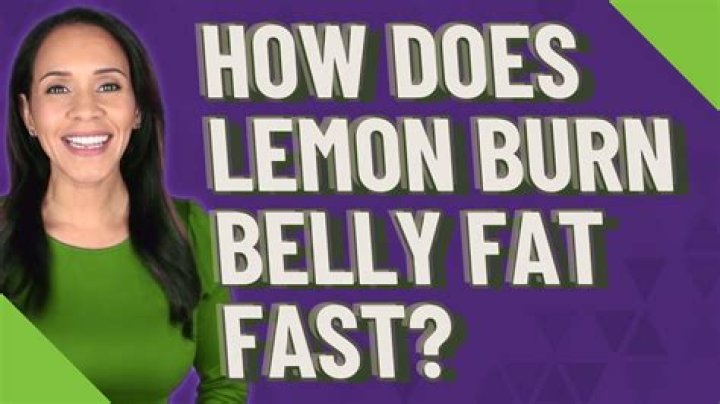 Does lemon burn belly fat?