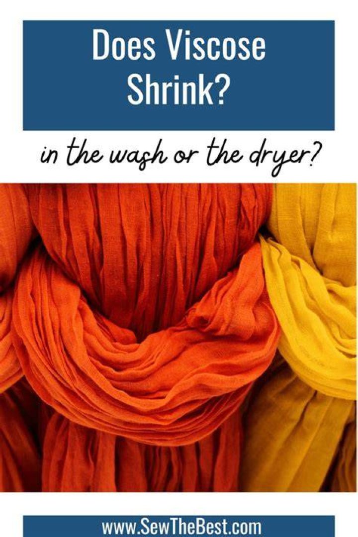 Does linen and viscose shrink?
