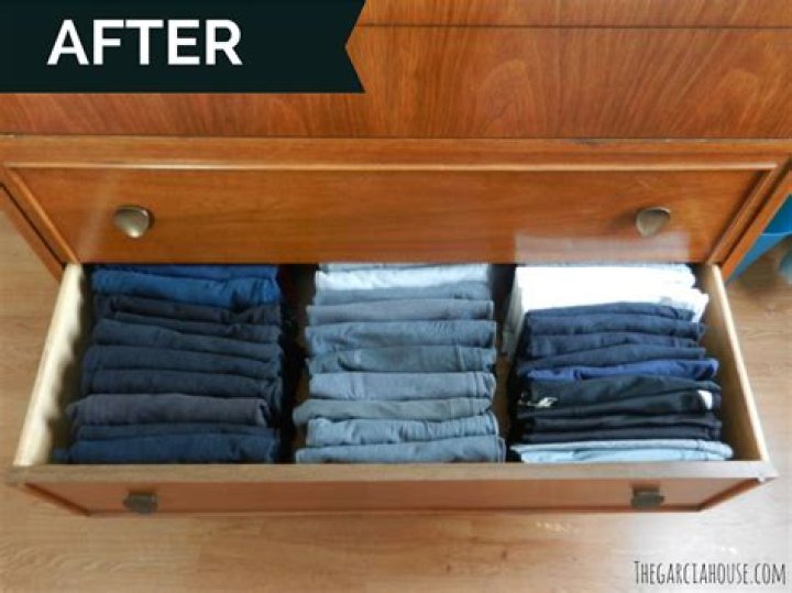 Does rolling clothes save space in drawers?