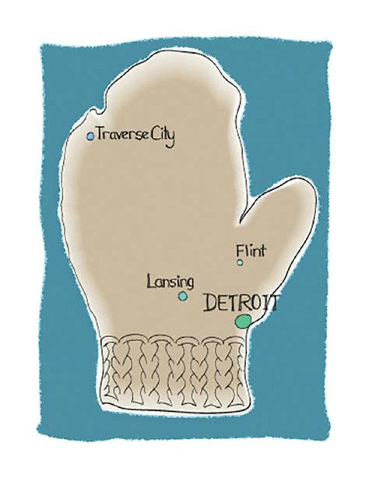Does the state of Michigan look like a mitten?