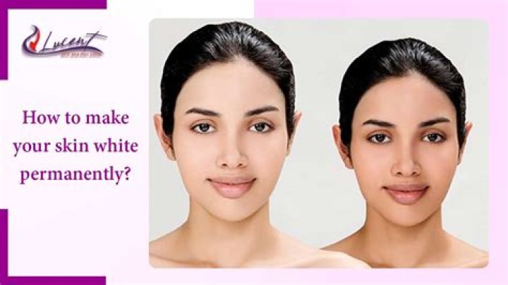 How can I permanently whiten my skin naturally?
