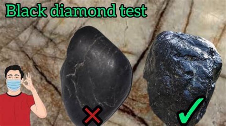 How can you tell if a rock is a diamond?
