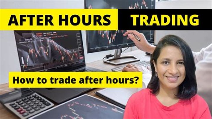 How do after hours trades work?