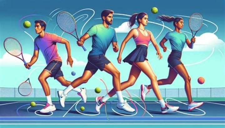 How do I stop thinking when playing tennis?