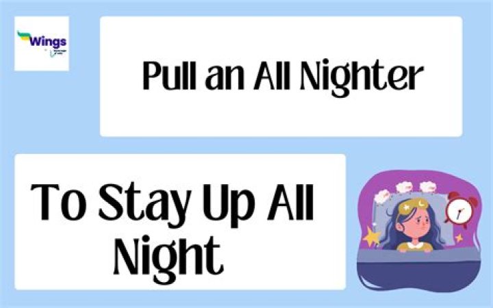 How do teens pull an all-nighter?