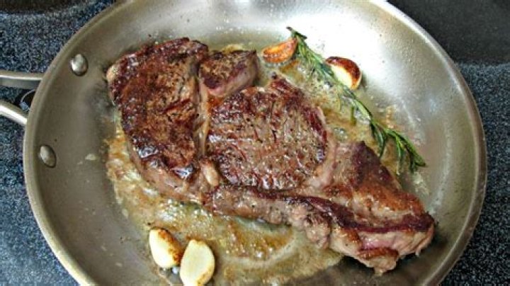 How do you cook a thin bison steak?