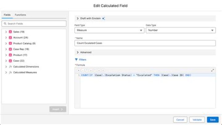 How do you create a calculated field in a data model?