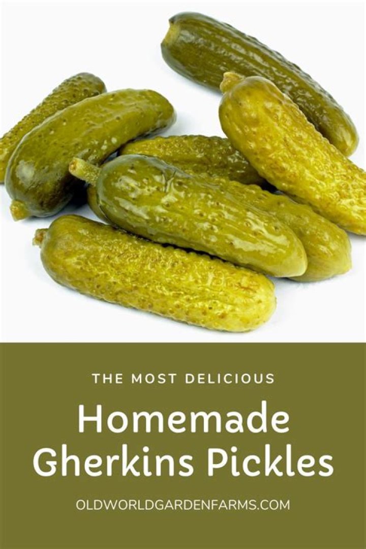 How do you eat gherkins?