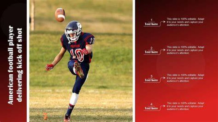 How do you kick an American football?