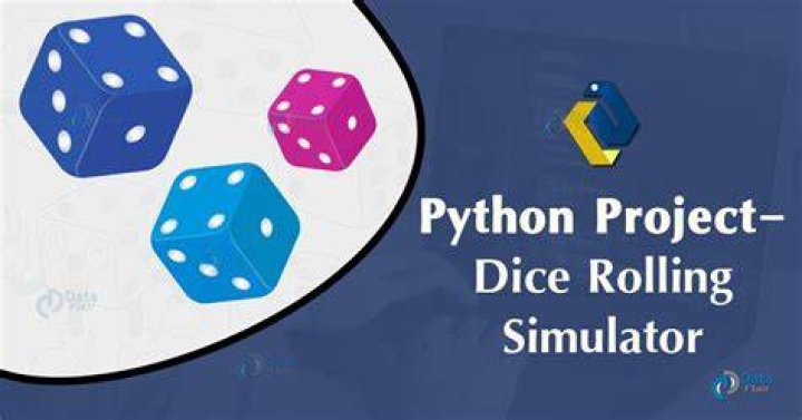 How do you make a dice rolling simulator in Python?