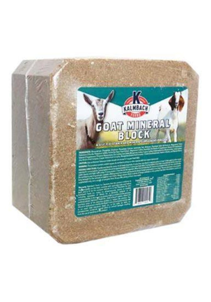 How do you make a mineral block for goats?