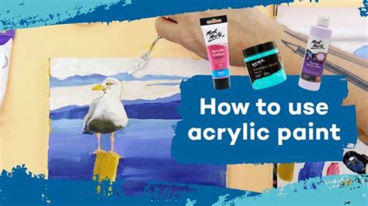 How do you make acrylic paint thinner?