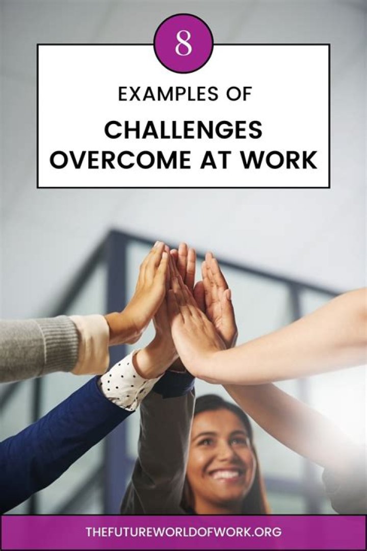 How do you overcome challenges in the workplace?