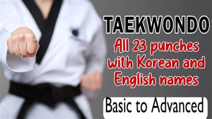How do you say stop in Korean Taekwondo?
