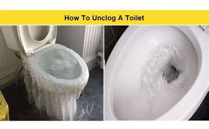 How do you unblock a badly clogged toilet?
