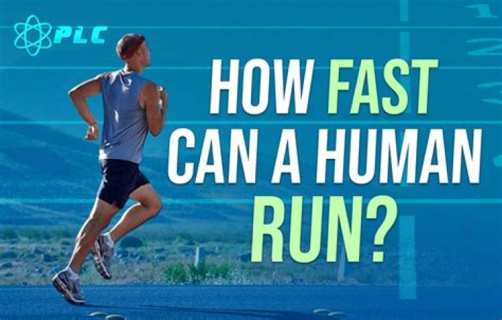 How fast can humans run?