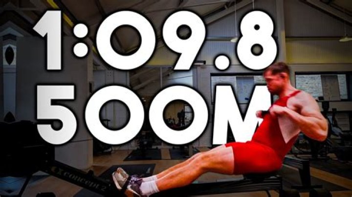 How fast should I row 500m?