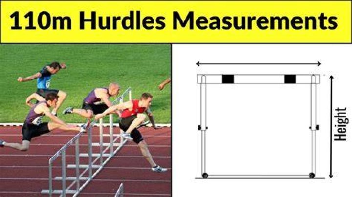 How high is a hurdle in Olympics?