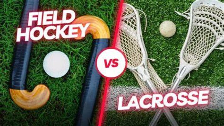 How is field hockey different from lacrosse?