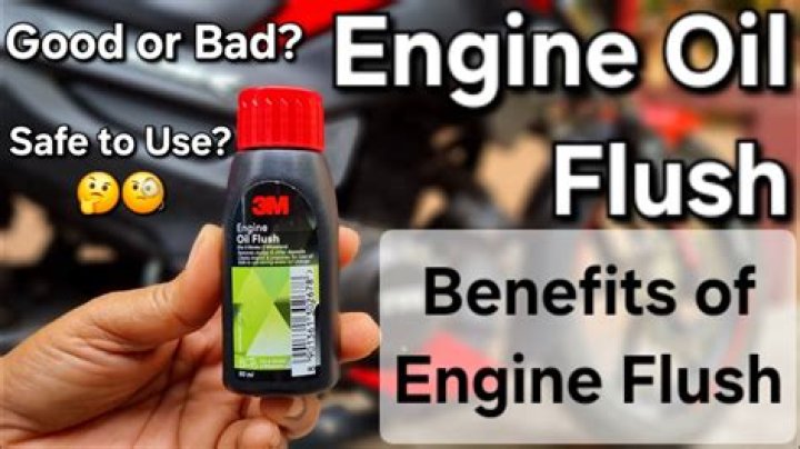 How long does a engine oil flush take?