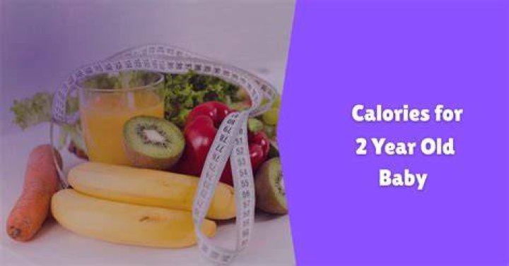 How many calories does a 2 year old need?