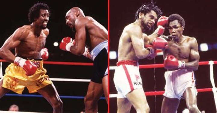 How many times did Thomas Hearns and Marvin Hagler fight?