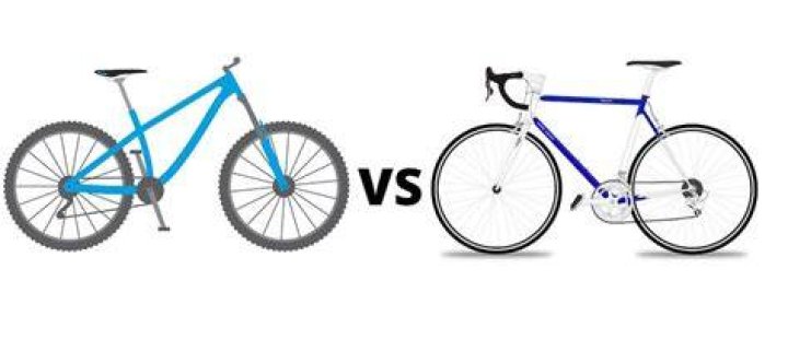 How much faster is a road bike than a mountain bike?