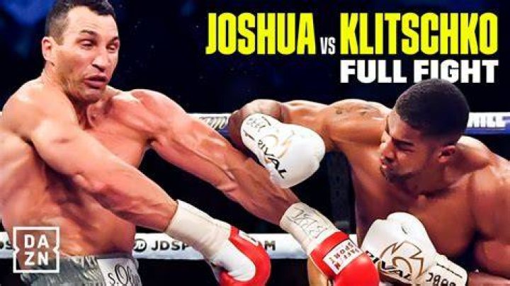 How old was Joshua when he fought Klitschko?