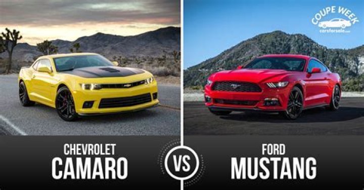 Is a Camaro faster than a Mustang?