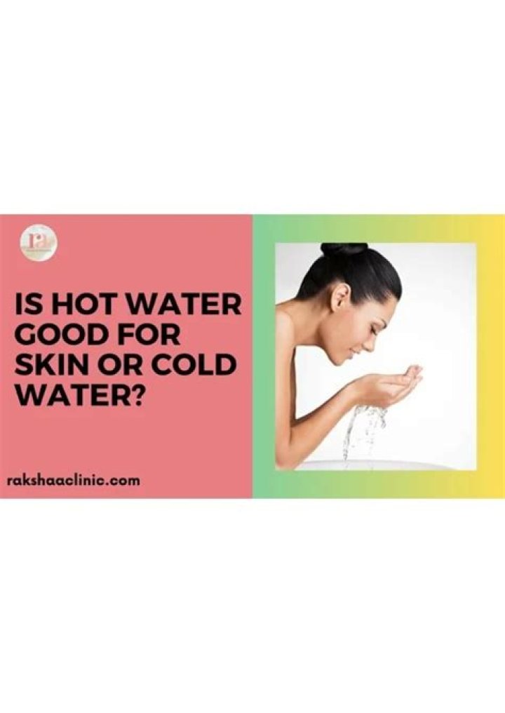 Is hot water good for skin?
