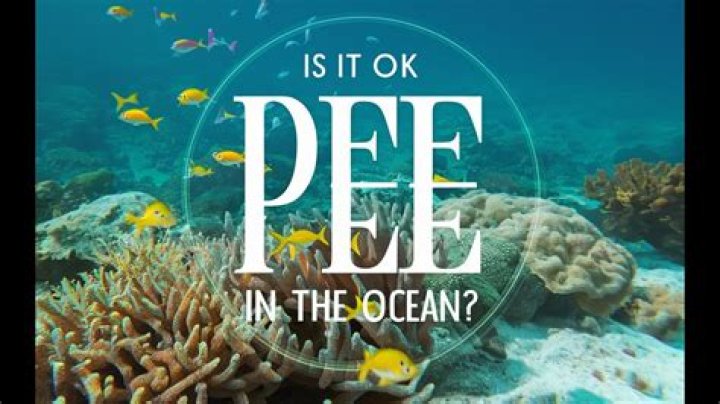 Is it OK to pee in ocean?