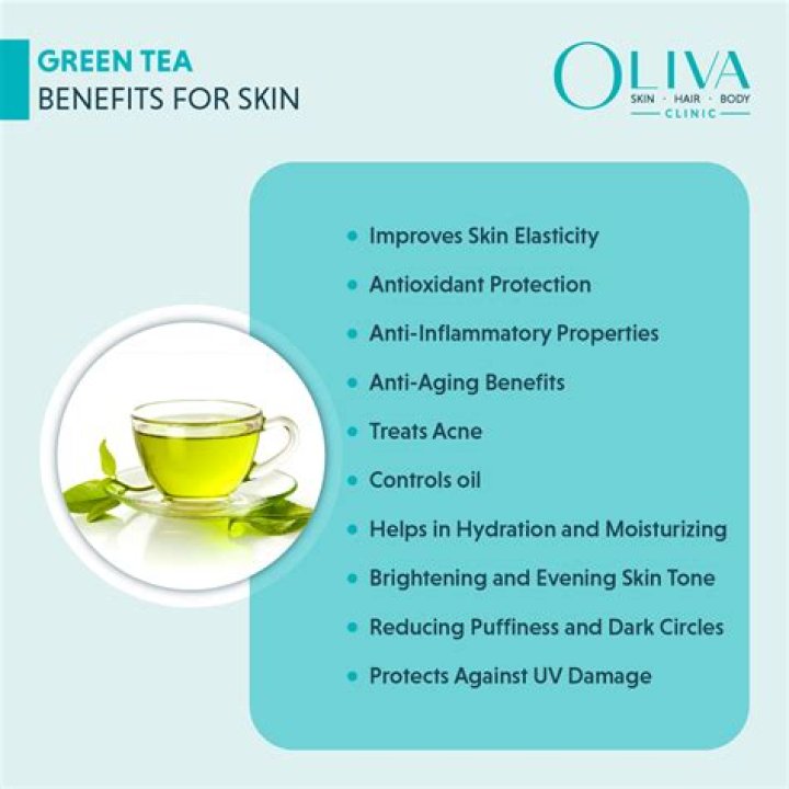 Is lemon green tea good for skin?