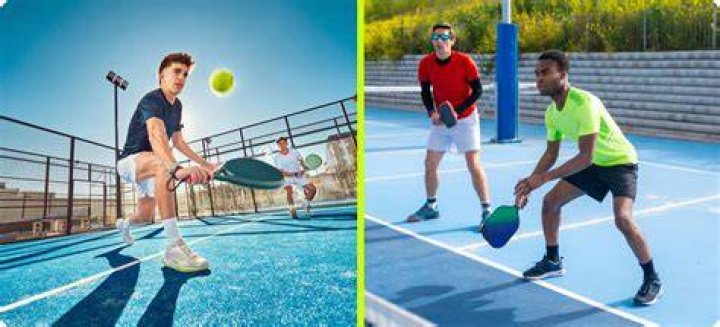 Is pickleball and racquetball the same?