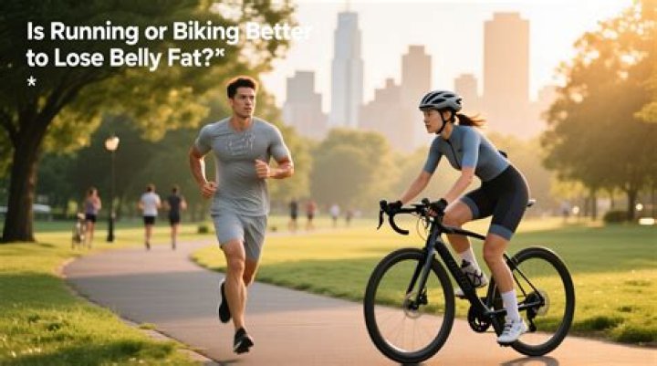 Is running or biking better for abs?