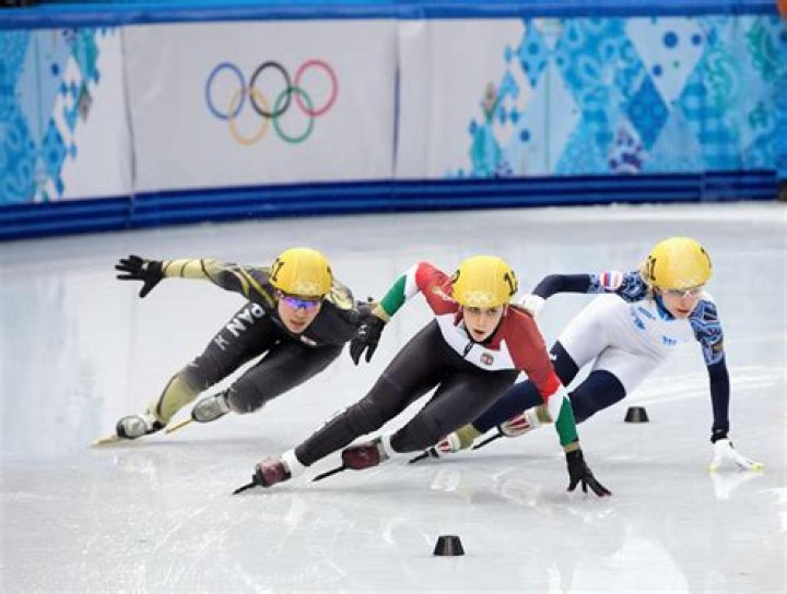 Is speed skating on ice?