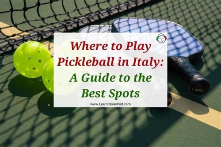 Is there pickleball in Italy?