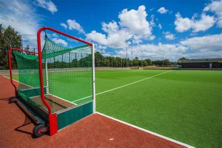 Is there sand on the hockey field?