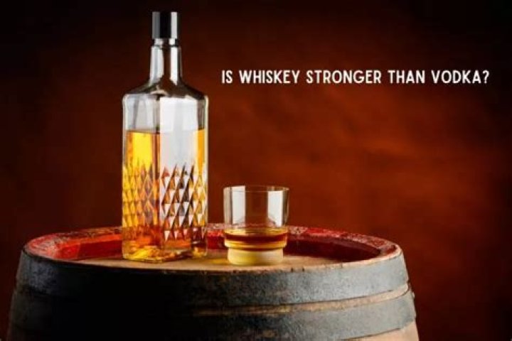 Is whiskey stronger than vodka?