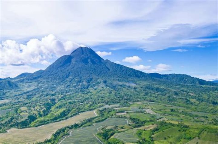 Was Blue Mountain a volcano?