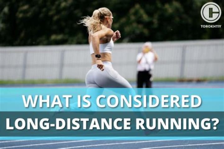 What's considered middle-distance running?
